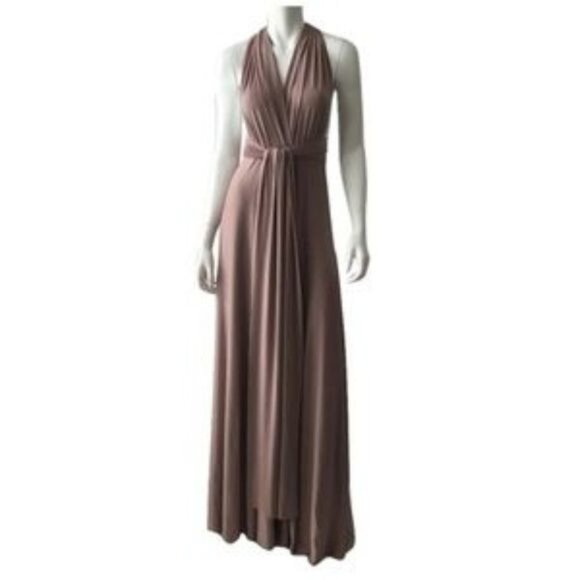 Brown Sugar Convertible Wrap Dress - Picture 2 of 6